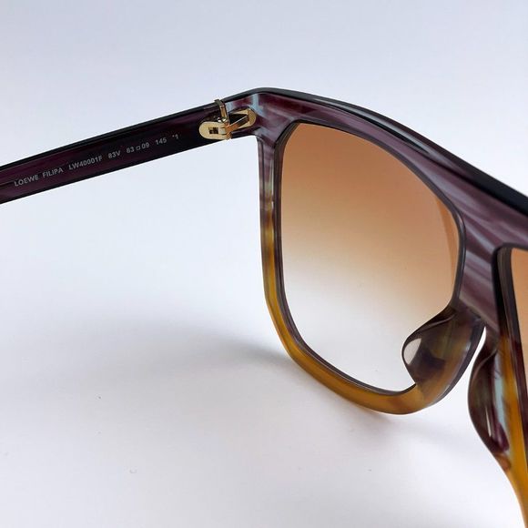 Loewe LW4001F FILIPA 83V Sunglasses Purple Stripe Multicolour Gradient Women